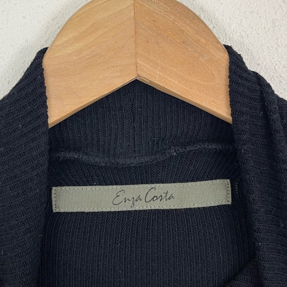 ENZA COSTA Sleeveless Knit Turtleneck Dress - Picture 5 of 5